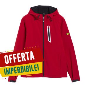 Giacca Diadora Softshell Sail Rosso