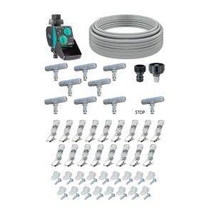 Kit Happy Fresh Evolution 12 m con Aquauno Mist | Claber 90753