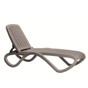 Lettino prendisole Tropico Nardi - Tortora