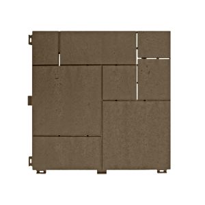 Ecorubber Piastrella Gomma 45x45 - Cappuccino
