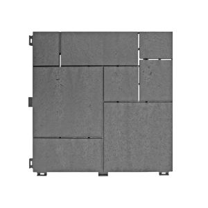 EcoRubber Piastrella Gomma 30x30 - Grigio