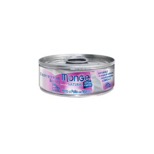 Pezzetti di Tonno Pollo Manzo | Monge Natural Gatto | 80 g