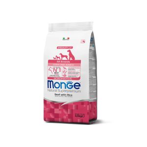 Crocchette Cane Puppy All Breeds Manzo | Monge Monoprotein | 2,5 kg