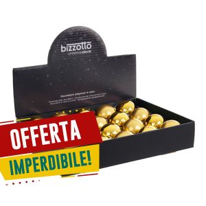 Palline Vetro per albero di Natale Argento Ø60 20 PZ 