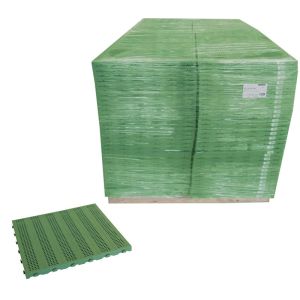 Piastrella in plastica per pavimento componibile esterno 