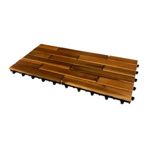 Quadrotto Piastrella in Legno di Acacia 30x60