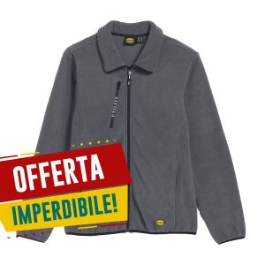 Pantalone bianco da lavoro Diadora Sweat Pile Grigio