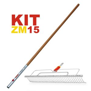 Rastrello da Giardinaggio e per Foglie Wolf-GARTEN UH-M60 con manico ZM150