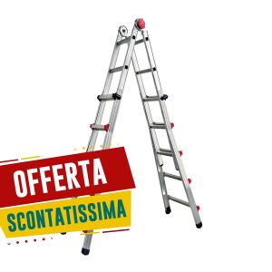 Scala Telescopia Professionale in Alluminio