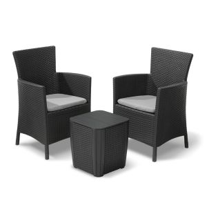 Set Tavolino + 2 Poltrone Iowa | Keter