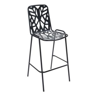 Sgabello in metallo Fancy Leaf 75