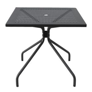 Tavolo quadrato in metallo Estate 80