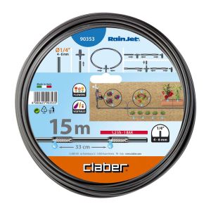 Tubo gocciolante 1/4" 15 m | Claber 90353