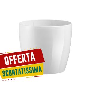 Vaso Madeira | Teraplast - 16 bianco neve