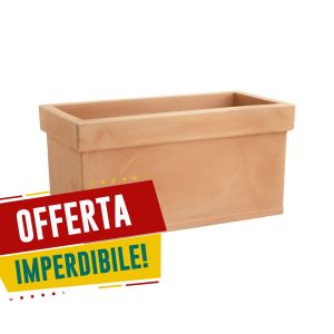 Vaso Cassetta Themis | Nicoli-100 x 40 cm | altezza: 40 cm-Impruneta-Senza Sottovaso