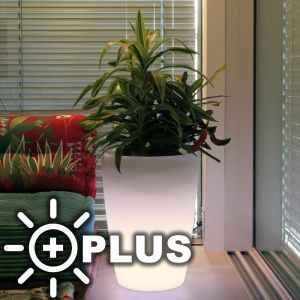 Vaso luminoso da esterno. Tylus Light +PLUS