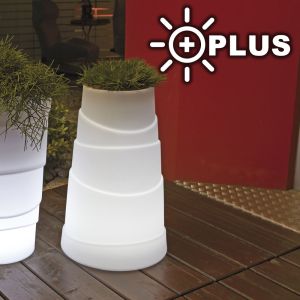 Vaso luminoso di design Zag Light +PLUS