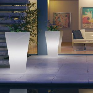 Vasi in resina luminosi Tulip Outdoor Teraplast