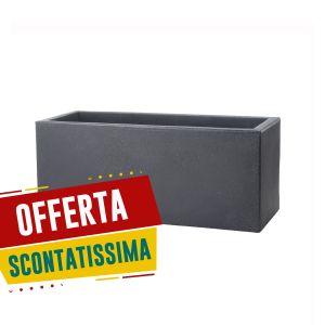 Vaso Schio Cassa | Teraplast-80 | cm 80x30 h30-antracite
