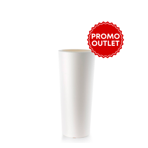 Vaso Schio Cono 70 Bianco Teraplast