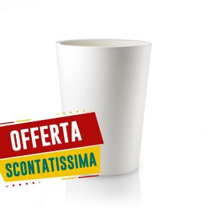 Vaso Zamora | Teraplast - 50 bianco
