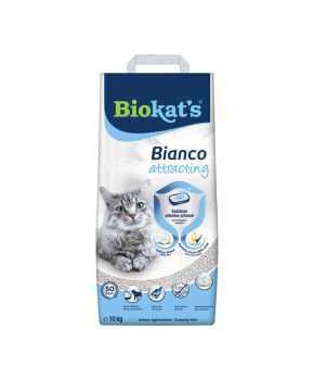 Lettiera agglomerante Bianco Attracting | Biokat's 10kg