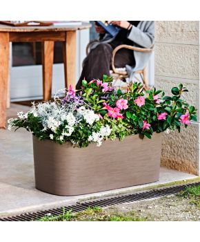 Fioriera in plastica riciclata Kos Teraplast