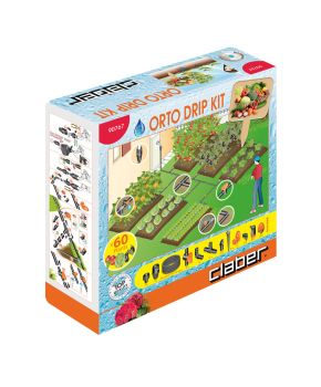 Kit impianto irrigazione a goccia per orto Claber 90767 