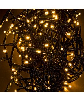 Catena 180 Led Bianco Classic 3mm Filo Verde