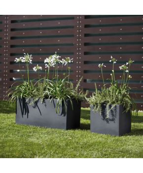 Vaso a cassetta rettangolare in resina Modus