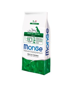 Crocchette Cane Maxi Adult Pollo | Monge Natural Superpremium | 12 kg