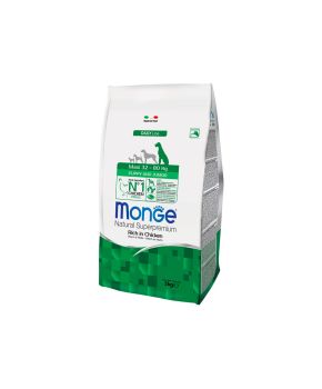 Crocchette Cane Puppy Maxi Pollo | Monge Natural Superpremium | 3 Kg
