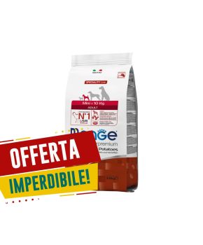 Crocchette Cane Mini Adult Agnello Riso Patate | Monge Natural Superpremium | 2,5 kg