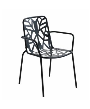 Sedia per esterno in metallo Fancy Leaf 2