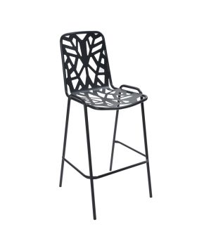 Sgabello in metallo Fancy Leaf 75