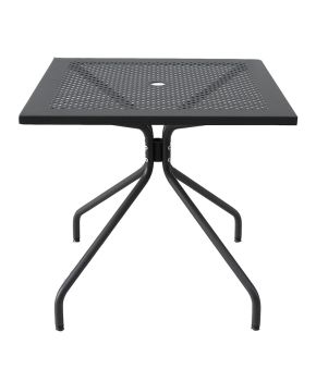 Tavolo quadrato in metallo Estate 80