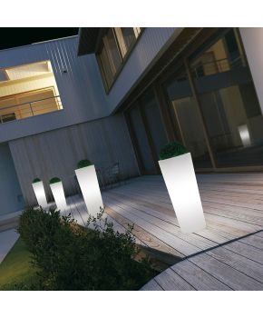 Vaso con luci led Rise Outdoor Teraplast
