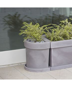 Vaso a parete in resina Themis