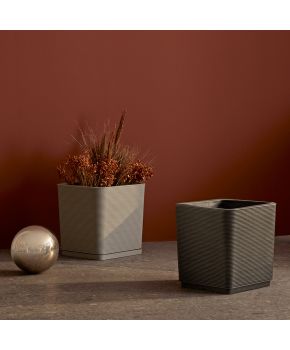 Vaso quadrato 40x40 plastica Thar Teraplast