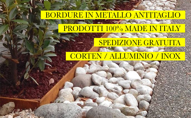 bordure aiuole giardino