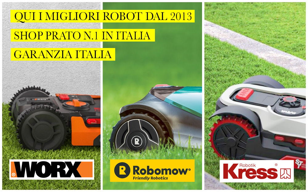 Rivenditore Robot Tagliaerba Worx e Robomow