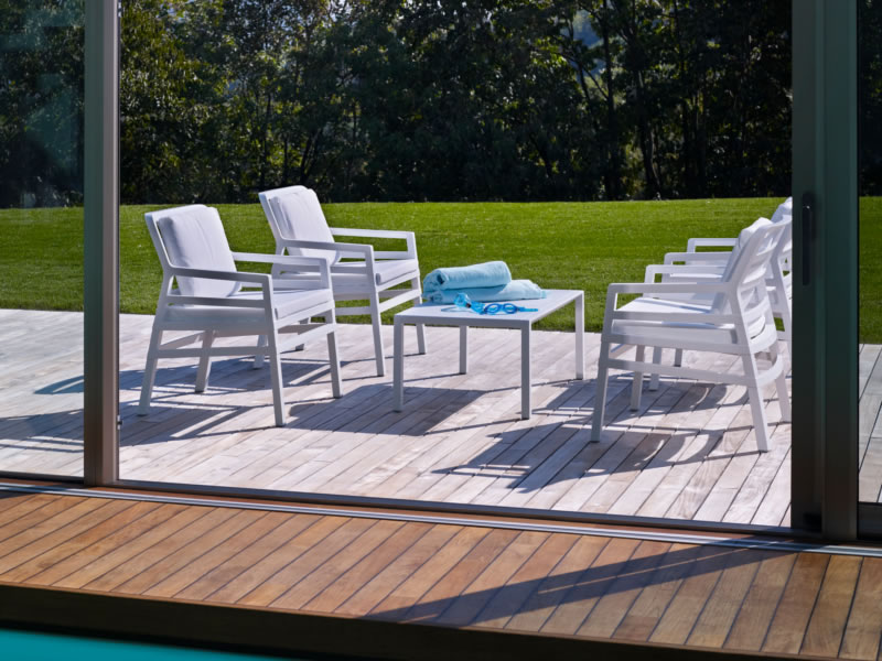 tavolino rettangolare da esterno