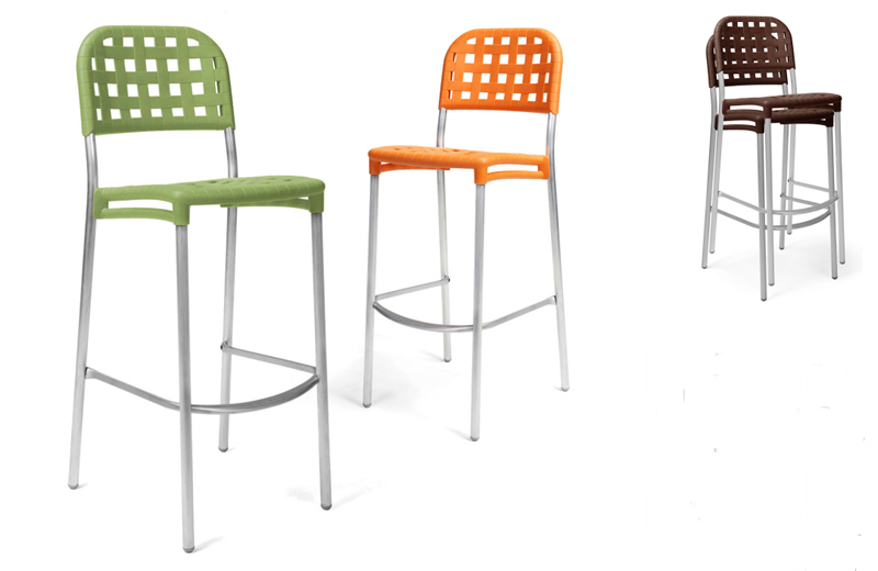 sgabelli in alluminio Globo di Nardi